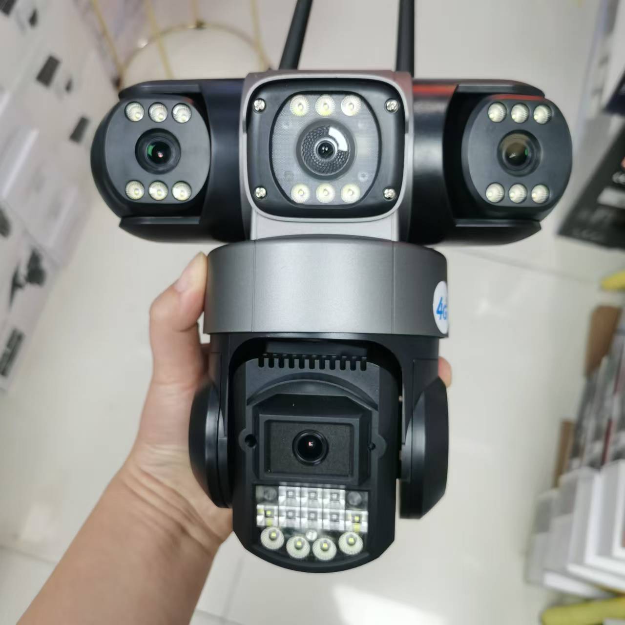 跨境v380pro三镜头摄像头