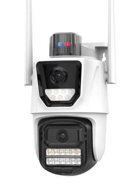 new跨境6mp双画面无线摄像机超级看看icsee 摄像头wifi camera