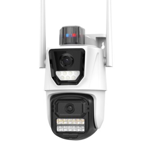 new跨境6mp双画面无线摄像机超级看看icsee 摄像头wifi camera