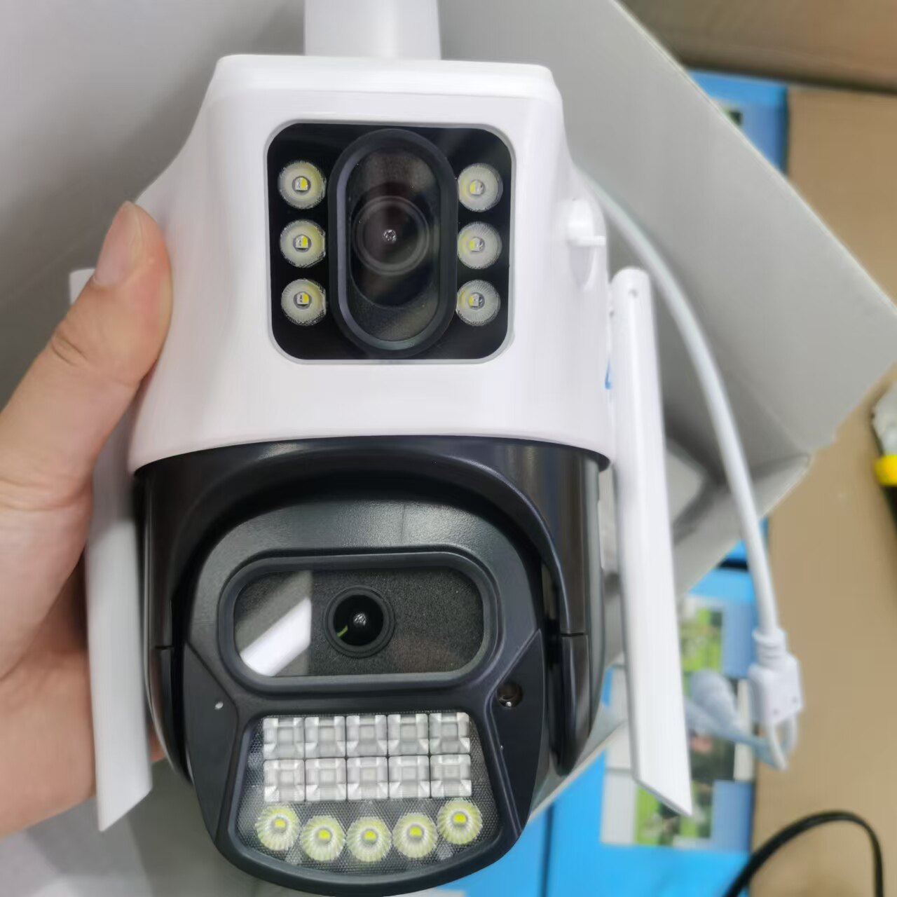 okampro跨境球机摄像头网络摄像机 双画面东南亚4G camera