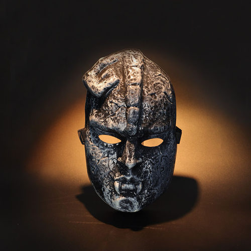 jojo的奇妙冒险石像鬼面具眼睛发光万圣恐怖派对吸血鬼面罩石头人