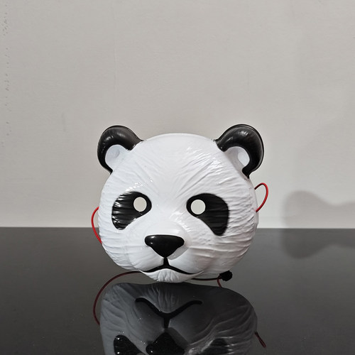装饰气球动物搞笑功夫节日熊猫面具网红小熊猫造型面具派对生日