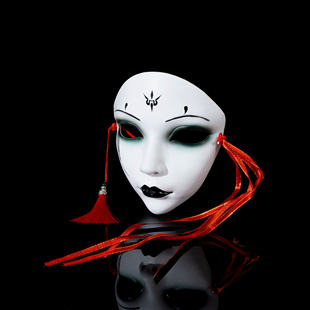 黑神化悟空新款蜘蛛侠精四妹COS角色扮演舞台演出装扮小仙女面具