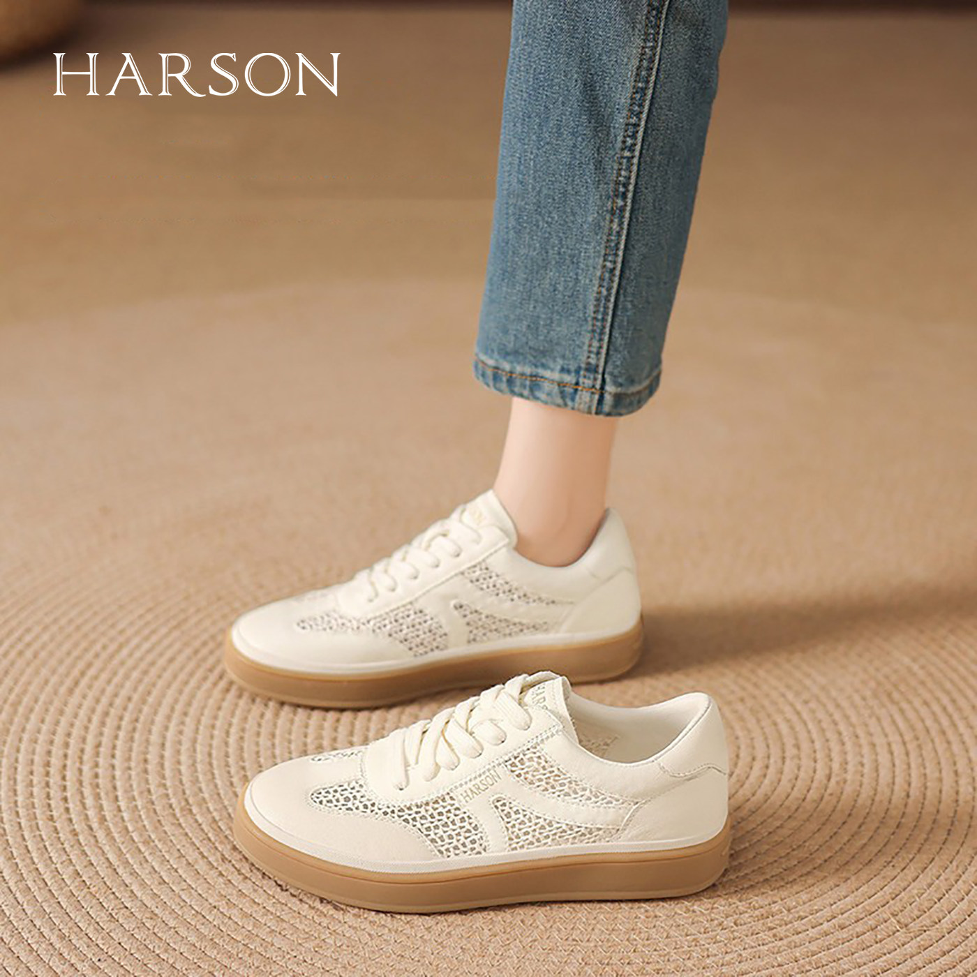 HARSON女款德训鞋透气不累脚