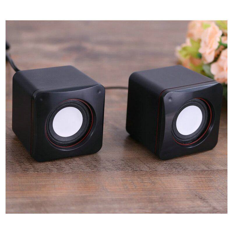 usb迷你小音箱 笔记本台式电脑便携式低音炮方块小音响
