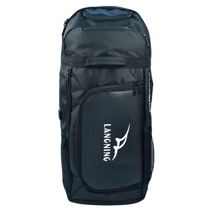 朗宁长款羽毛球包双肩背包大容量多功能耐磨羽毛球拍包袋子男款