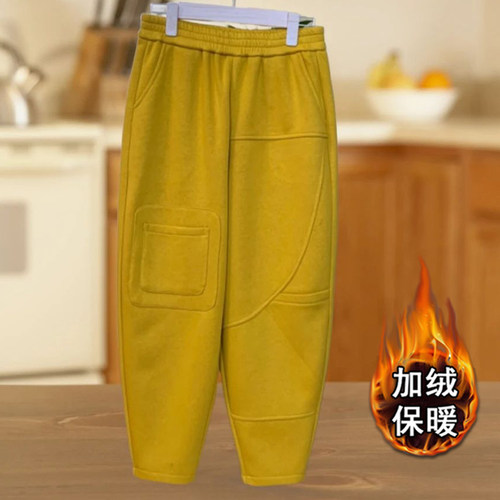 欧货高端加绒保暖哈伦裤