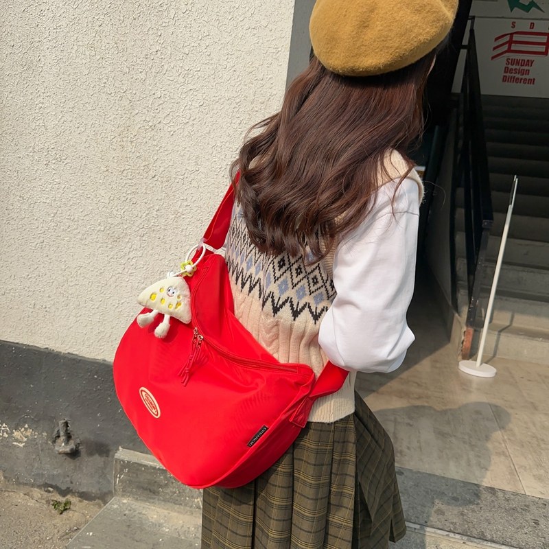 红鹮鸟ins小清新斜挎包女韩版休闲大容量上课通勤包百搭单肩包,箱包皮具/热销女包/男包,单肩包,淘宝优惠券,粉丝福利购,淘宝优惠卷