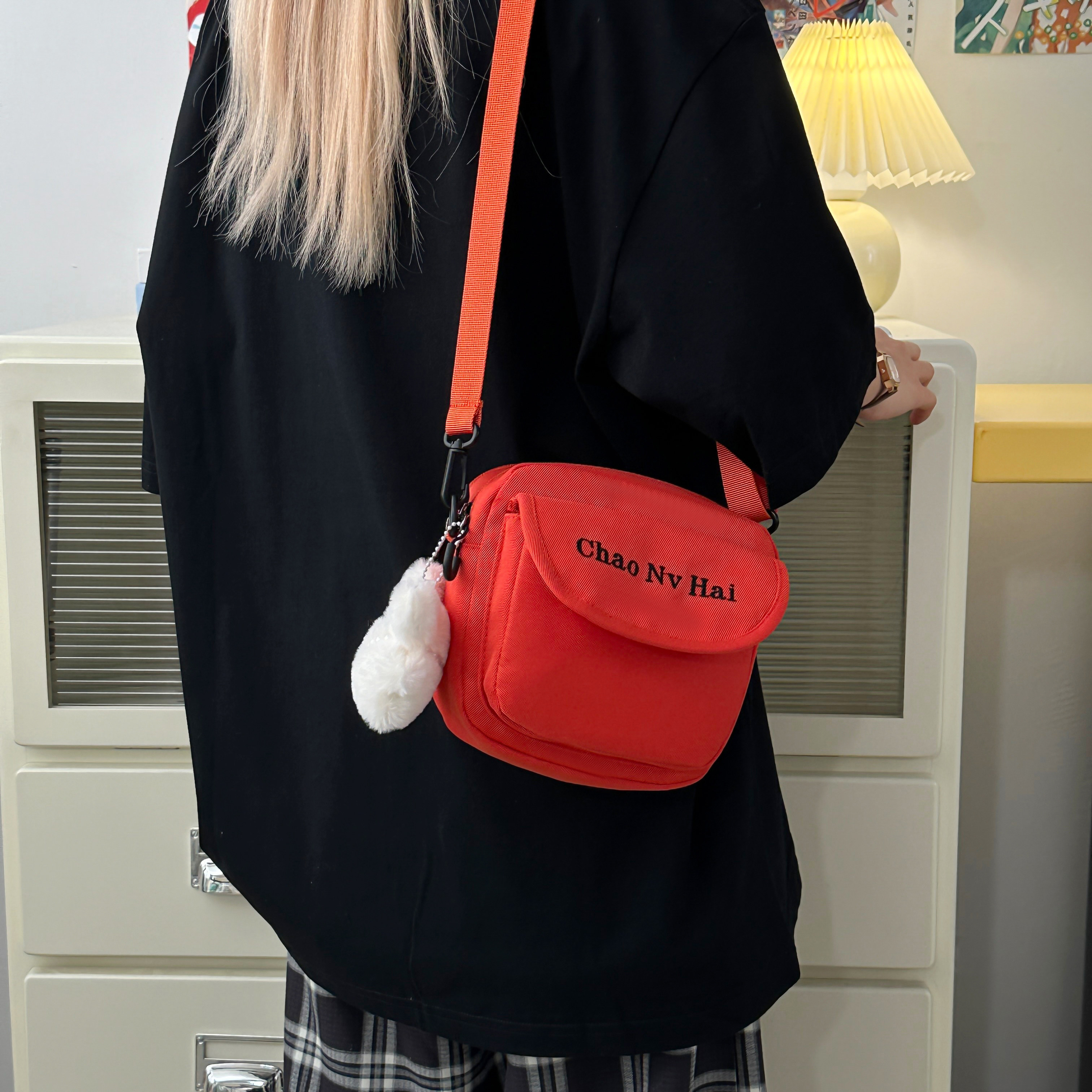 红鹮鸟小包包女2026新款简约百搭休闲可爱手机包小清新学生斜挎包,箱包皮具/热销女包/男包,小方包,淘宝优惠券,粉丝福利购,淘宝优惠卷