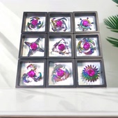 新款 炫彩合金指尖陀螺儿童青少年解压玩具旋转桌面男孩小玩具盒装