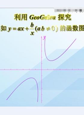 多媒体flash制作动画——利用GeoGebra探究函数图象