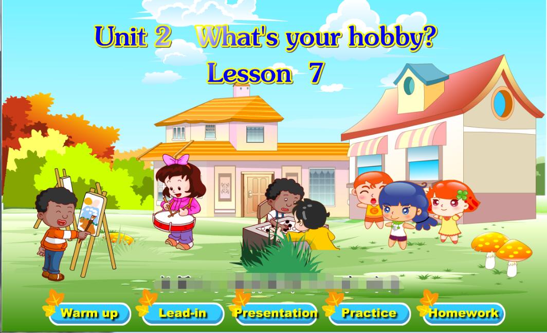 多媒体flash制作动画——What's your hobby