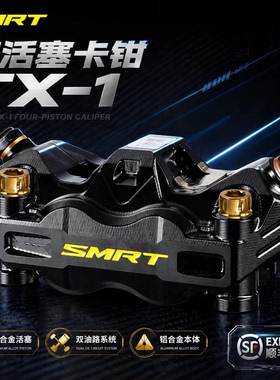 SMRT TX1钛合金活塞大辐射小牛NUBFXNX九号EMN极核电摩改装前刹车