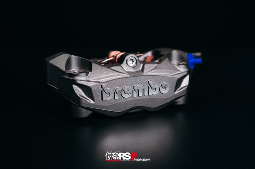 布雷博卡钳brembo大辐射MK550布雷博水鸟灰银右佛系俱乐部