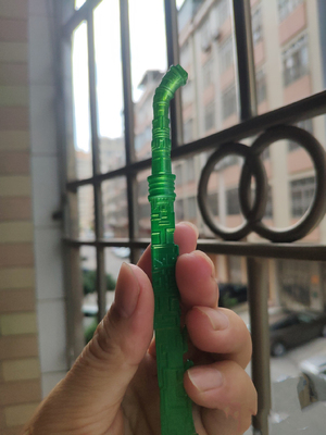 神兵玄奇神兵小将神农尺透明树脂长度19-20厘米透明绿