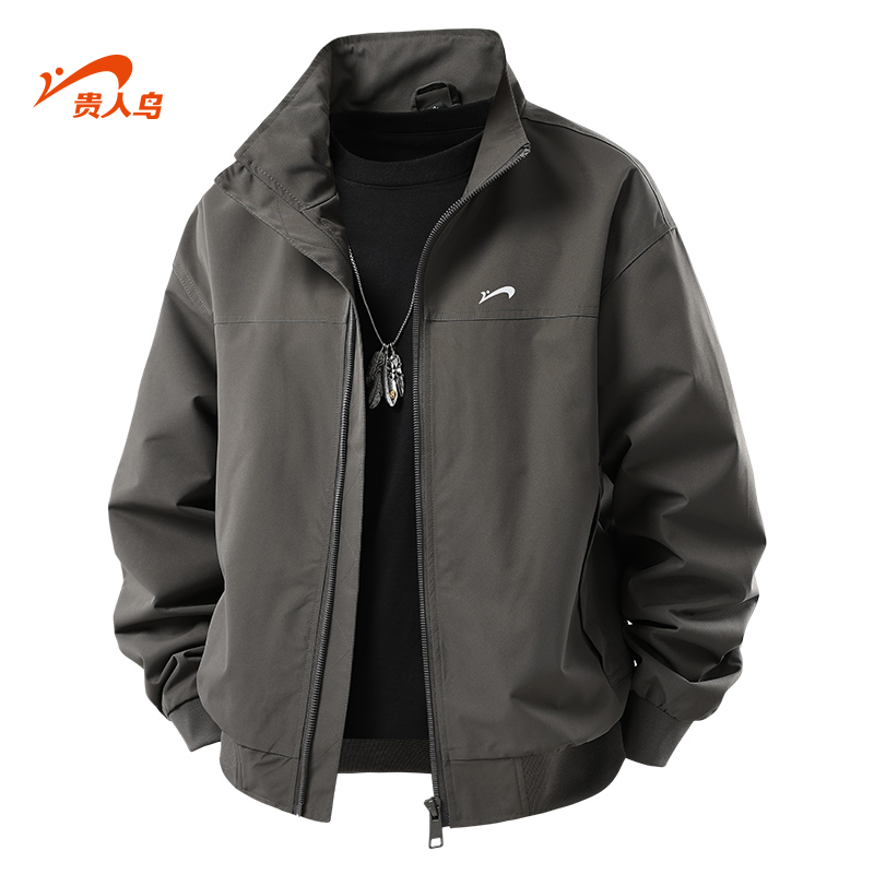 贵人鸟户外男士立领夹克