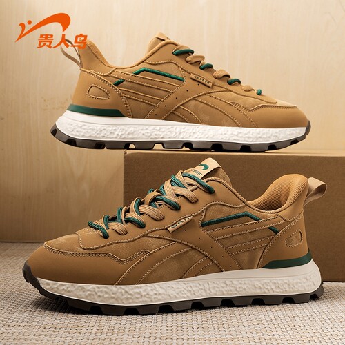 贵人鸟男鞋减震男软底阿甘鞋耐磨