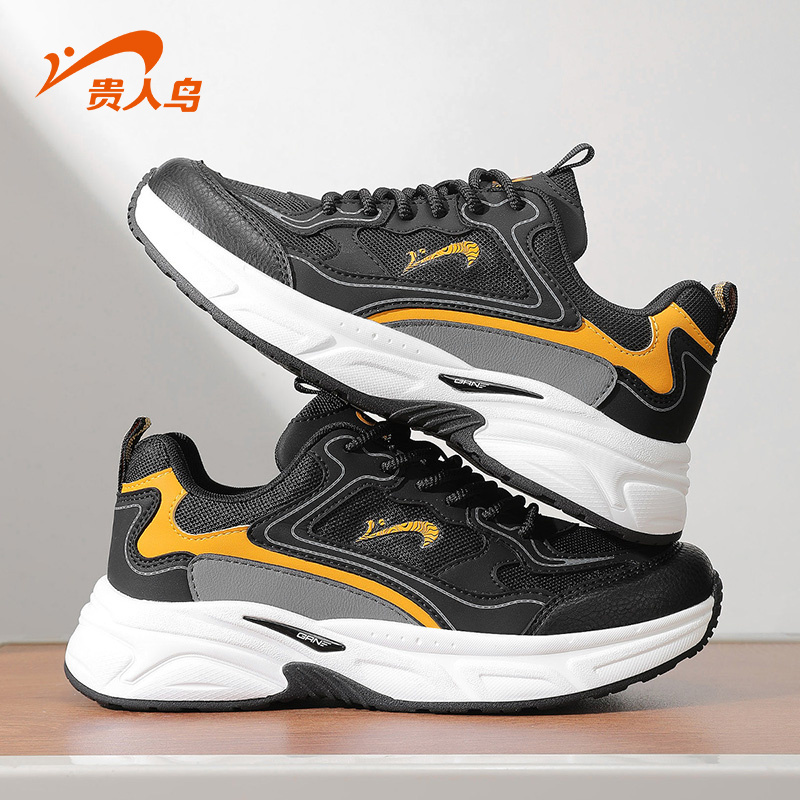 贵人鸟增高男士系带老爹鞋