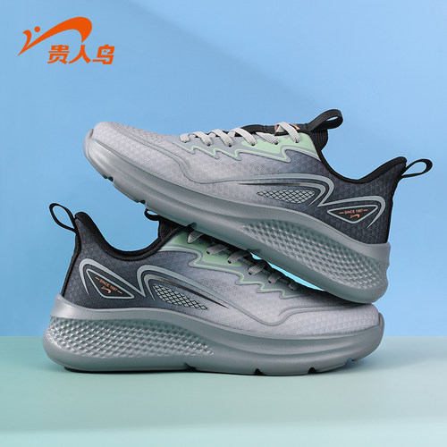 贵人鸟男士跑步鞋轻便软底运动鞋