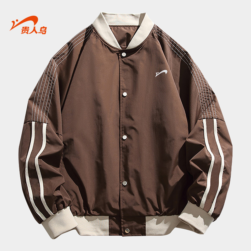 贵人鸟休闲男士棒球服