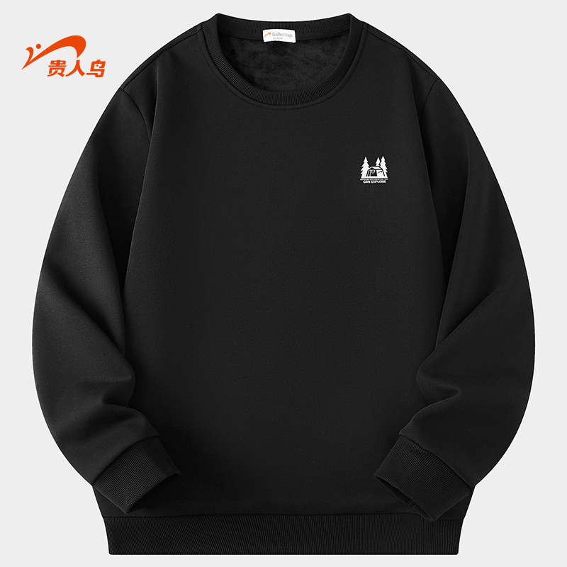 贵人鸟男士加绒卫衣休闲百搭