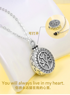 装骨灰纪念亲人殡葬宠物毛发项链