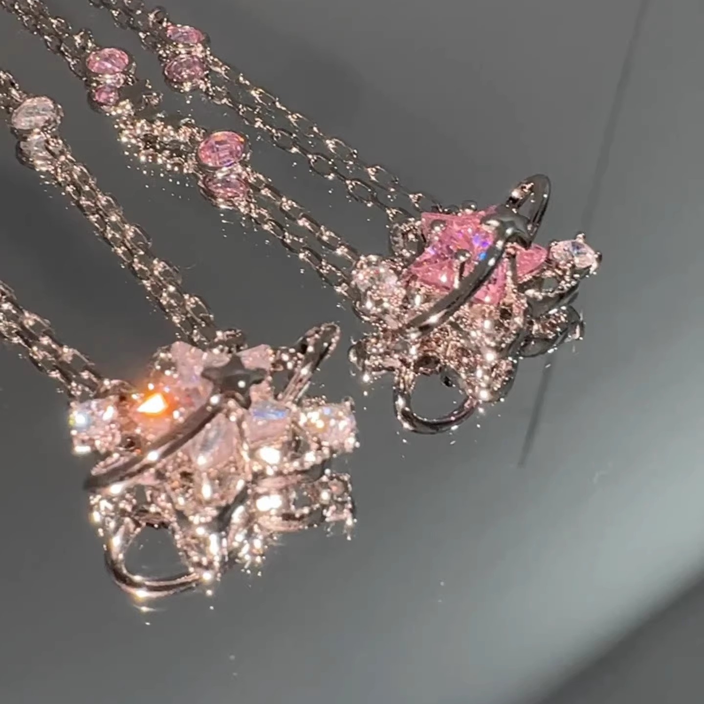 艳艳【璀璨星轨】星光熠熠星星时尚简约易搭项链锁骨链秋冬新款