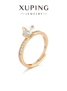 旭平合金四爪时尚开口戒指