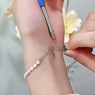 旭平可伸缩收纳单人手链佩戴辅助器适合龙虾扣手链手饰