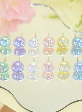 XUPING人鱼姬ins风仿珍珠耳钉质感显白日常通勤法式气质耳饰易搭D