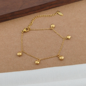 旭平合金爱心手链