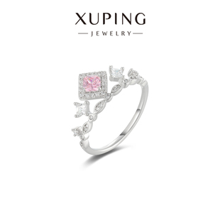 旭平方块皇冠戒指女小众设计高级感甜美气质个性时尚指环食指戒