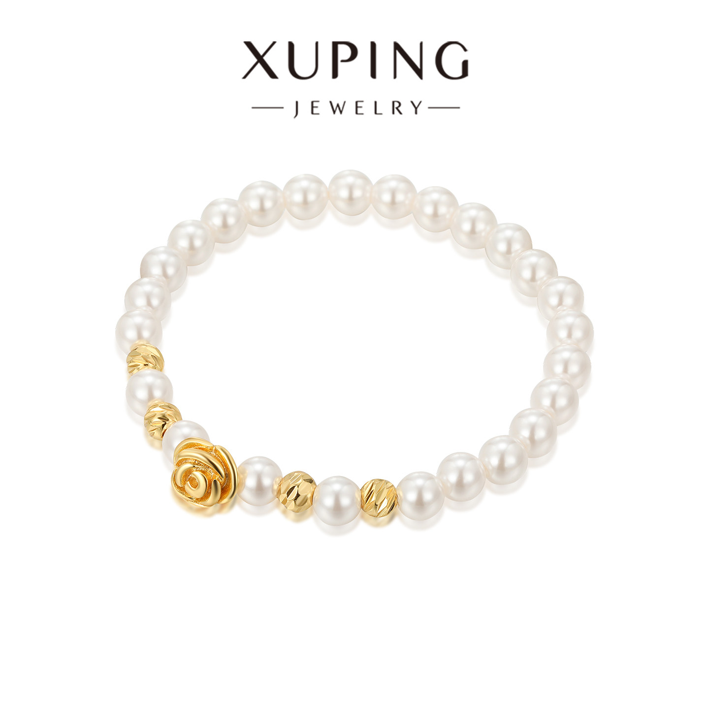 旭平玫瑰花仿珍珠手串时尚轻奢小众手饰2025年新款七夕礼物送女生,饰品/流行首饰/时尚饰品新,手链,淘宝优惠券,粉丝福利购,淘宝优惠卷