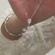 柔柔闪耀小雪花项链女轻奢时尚 高级感锁骨链送女友闺蜜礼物