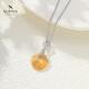 旭平仿水晶系列贝壳项链女小众设计高级感锁骨链清透感