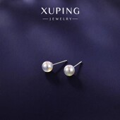 优雅简洁气质时尚 法式 耳钉耳饰通勤日常耳环 拍2 旭平