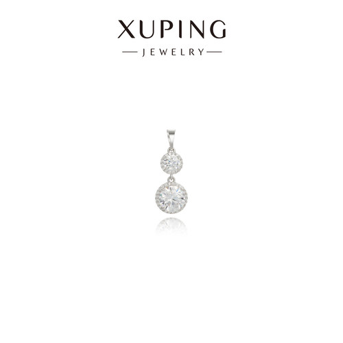 旭平几何小葫芦造型气质简约通勤闪烁优雅轻奢气质单吊坠不配链条