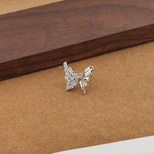 旭平合金蝴蝶单只耳骨夹耳饰