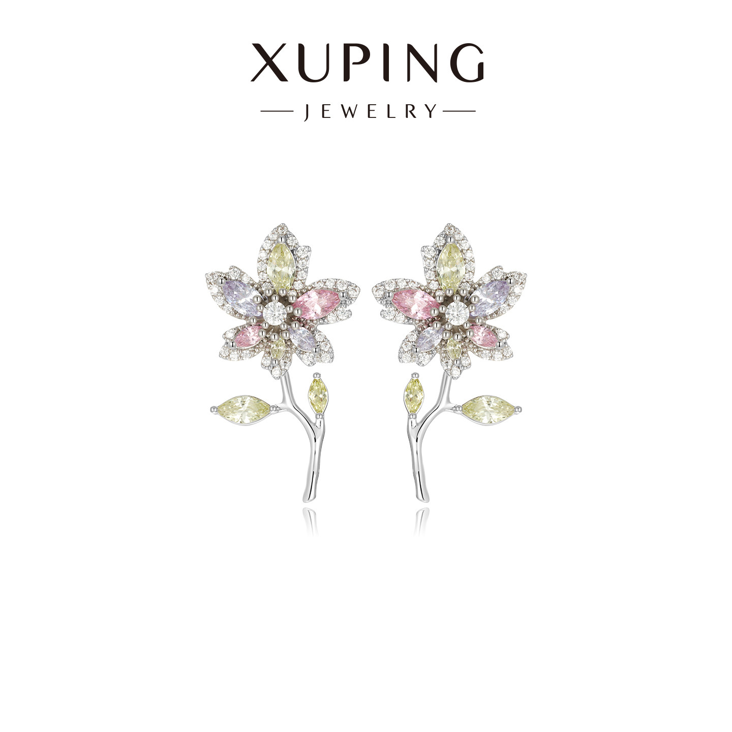 旭平莫奈花园轻奢重工花朵耳钉女时尚闪耀高级感轻奢甜美气质耳饰,饰品/流行首饰/时尚饰品新,耳钉,淘宝优惠券,粉丝福利购,淘宝优惠卷