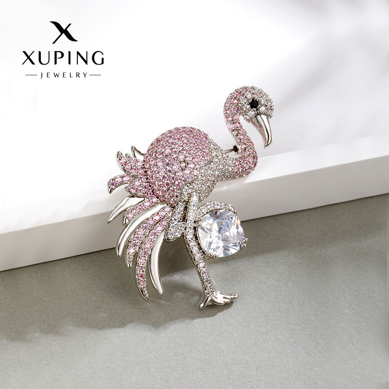 旭平首饰宫廷风男女通用火烈鸟