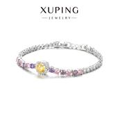 旭平彩宝系列方糖彩色手链时尚 轻奢小众高级感甜美气质精致手饰