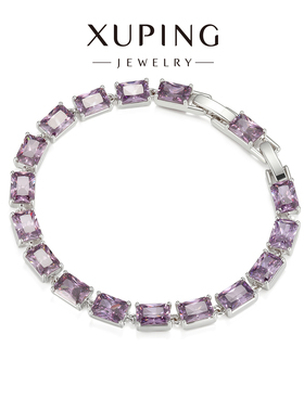 小如彩宝系列新款方梯形甜美时尚轻奢高级感气质方糖手链手表扣