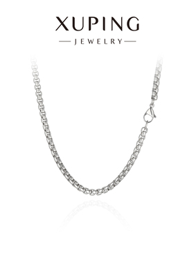 旭平时尚个性冷淡风无性别中性风气质简约单戴素链项链毛衣链