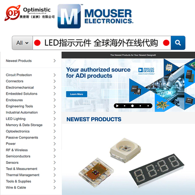 Mouser贸泽电子LED指示元件