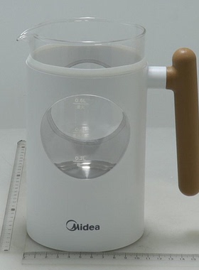 适合美的养生壶YS06P501/YS06X1-100A壶身组件加热壶玻璃壶体配件