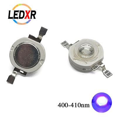3W紫光400-410nmuv紫外线LED灯珠