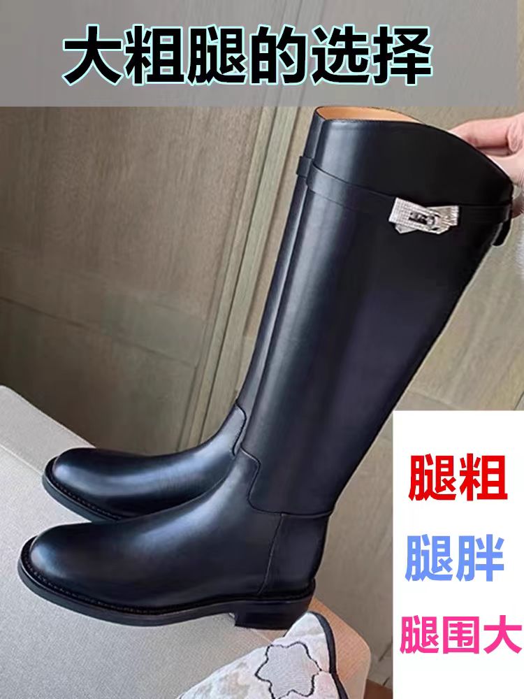 品牌2025新款秋冬加绒马丁靴女英伦风厚底短靴小个子骑士靴女鞋软