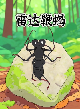 雷达鞭蝎温顺品种无毒新手可上手醋牛蝎尾巴会喷酸