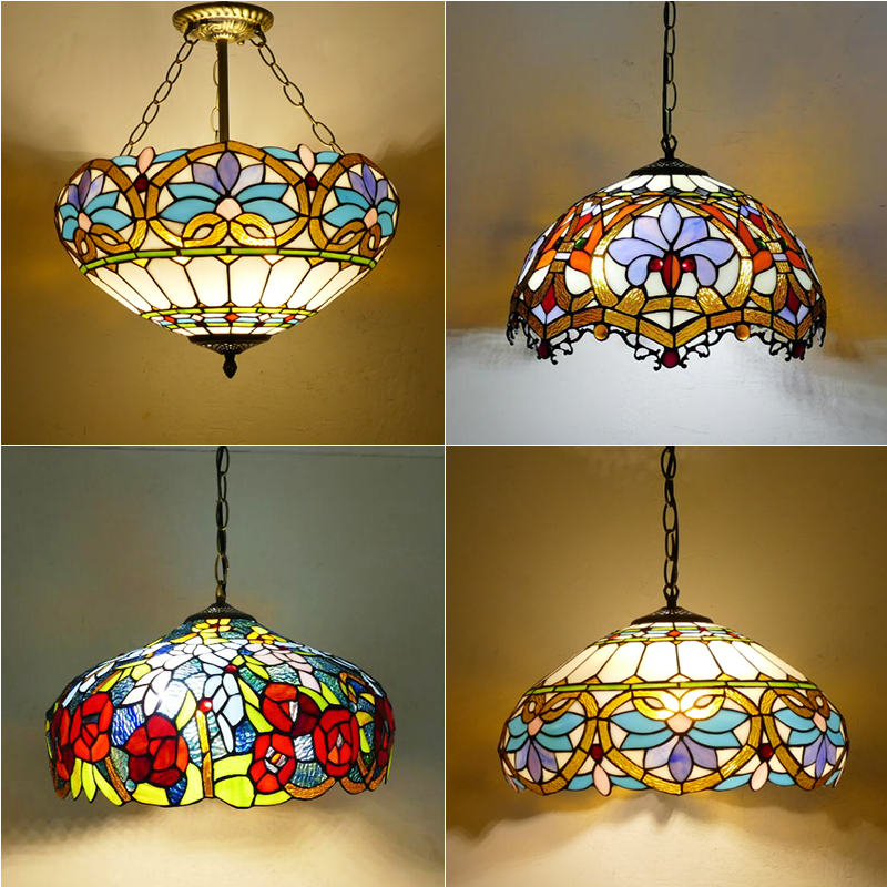 欧式田园地中海复古别墅客厅卧室餐厅玄关过道阳台吧台会所单吊灯