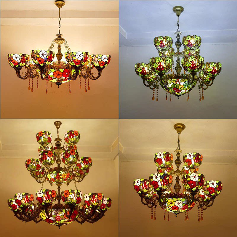 金港湾灯饰新款KTV吊创意个性服装店咖啡厅酒吧餐厅客厅玻璃吊灯